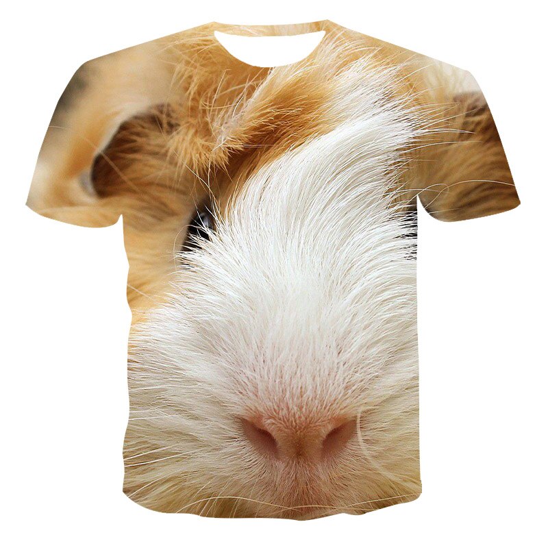 Womens, Mens and Childrens Guinea Pig 3D Print T-Shirts Short sleeve - Image 13