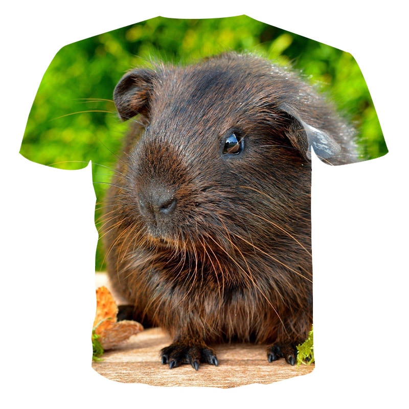 Womens, Mens and Childrens Guinea Pig 3D Print T-Shirts Short sleeve - Image 10