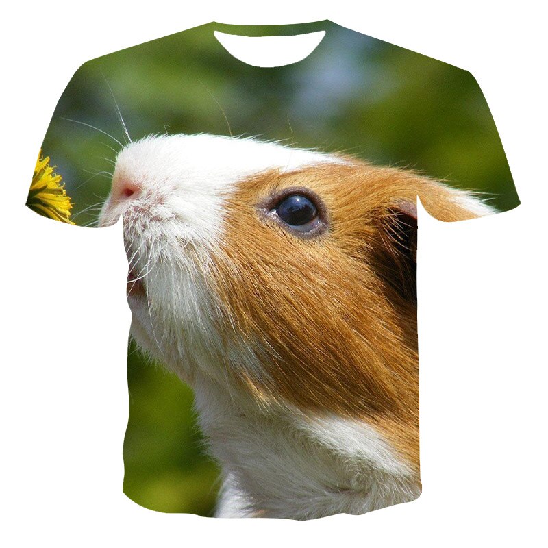 Womens, Mens and Childrens Guinea Pig 3D Print T-Shirts Short sleeve - Image 18